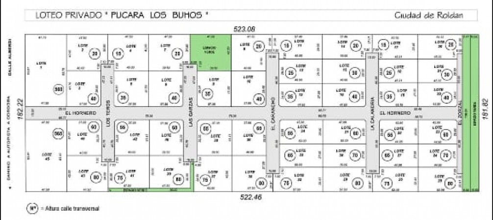 Lotes disponibles