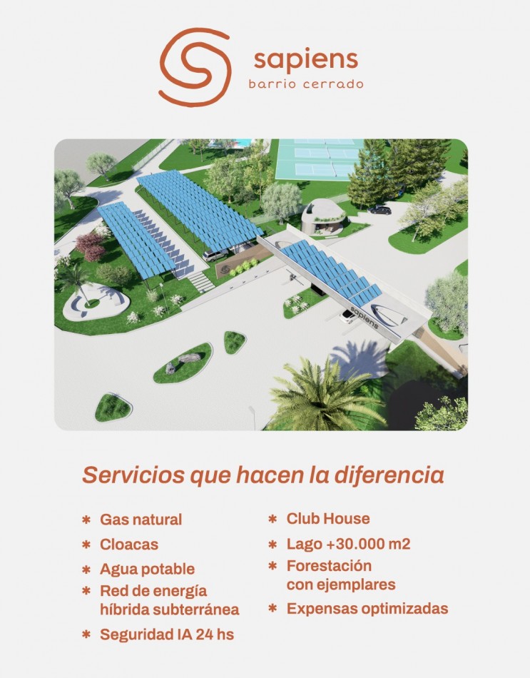 Preventa loteo Sapiens Alvear